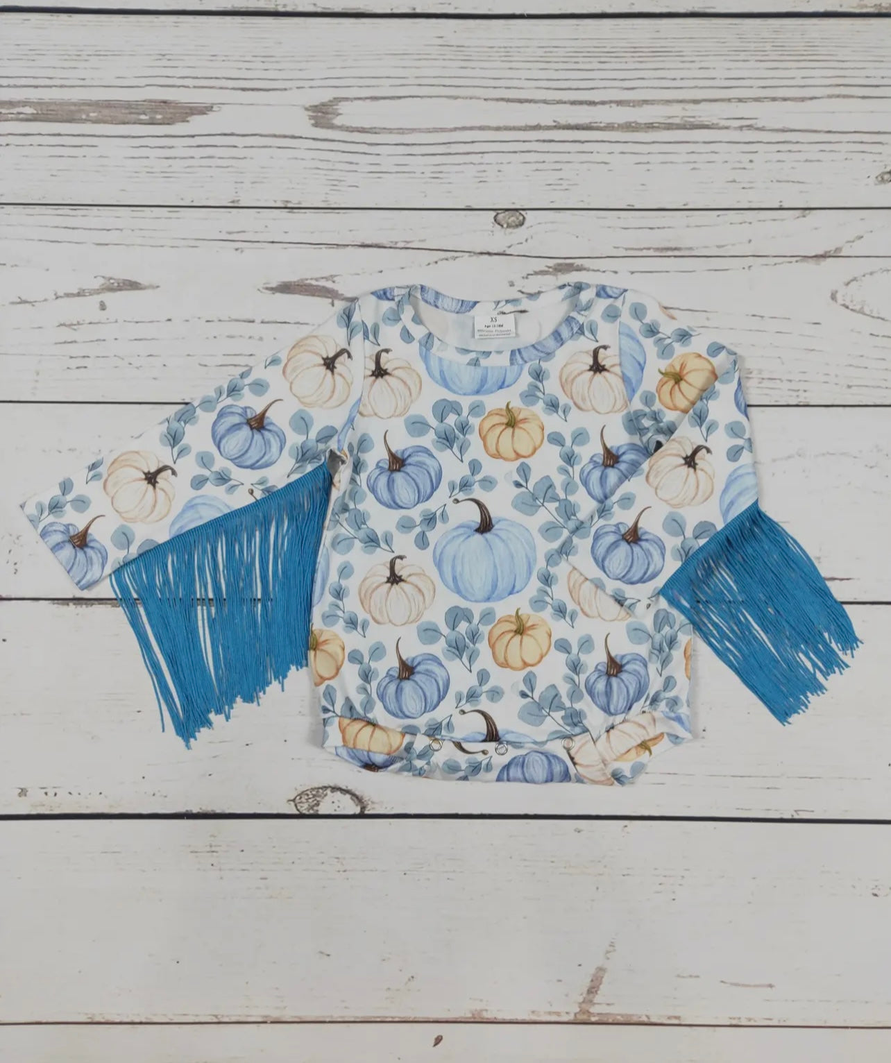 Pumpkin tassel romper