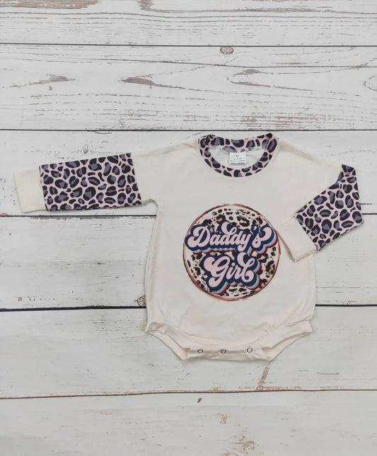 Daddy’s girl bubble romper