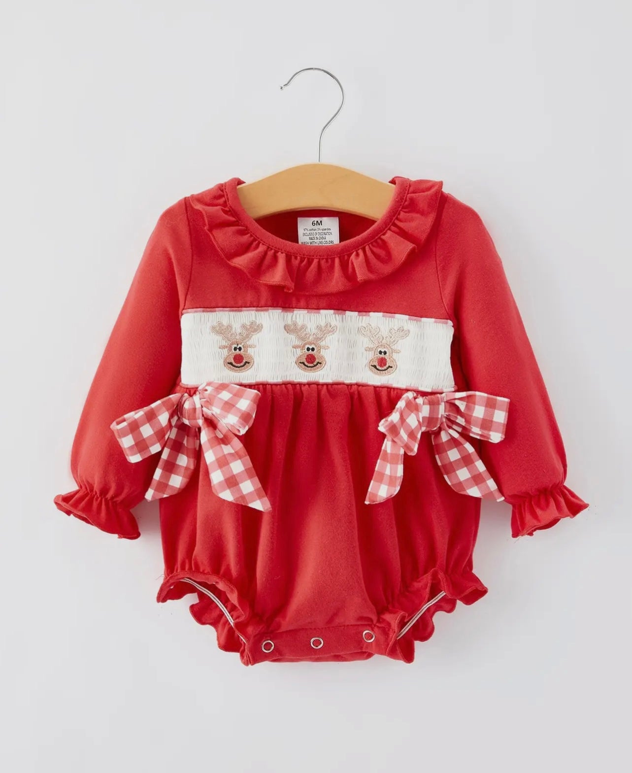 Christmas bubble romper