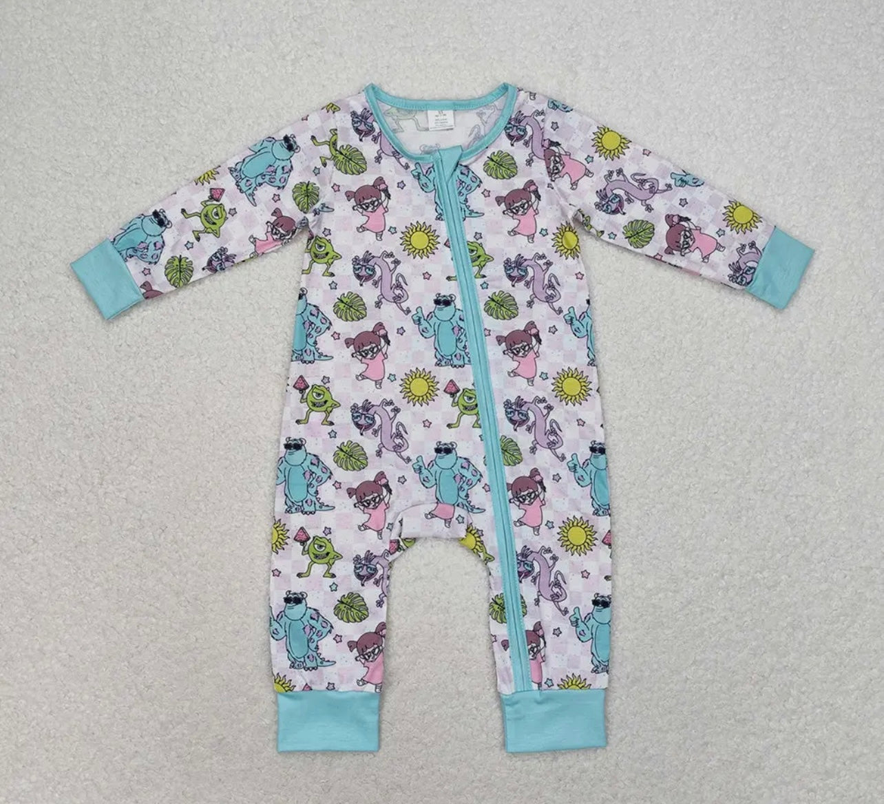 Monsters Ink Bamboo Onesie