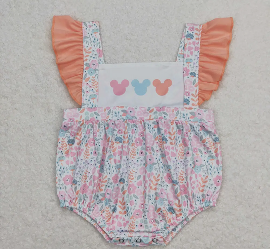 Mikey Mouse ruffled onesie