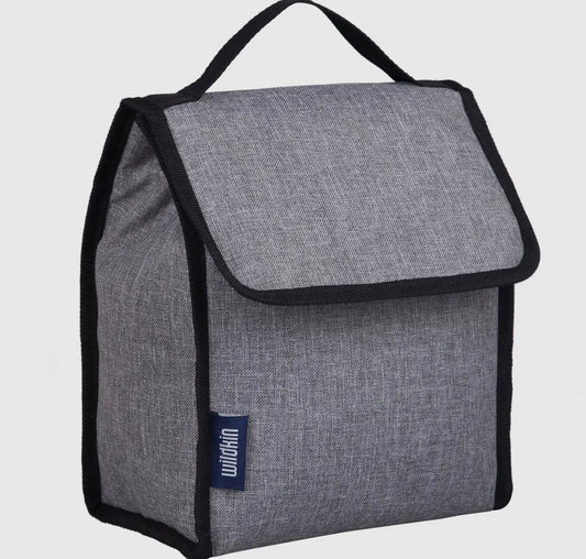 grey lunch bag