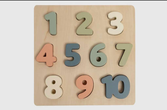 Wooden Number Set