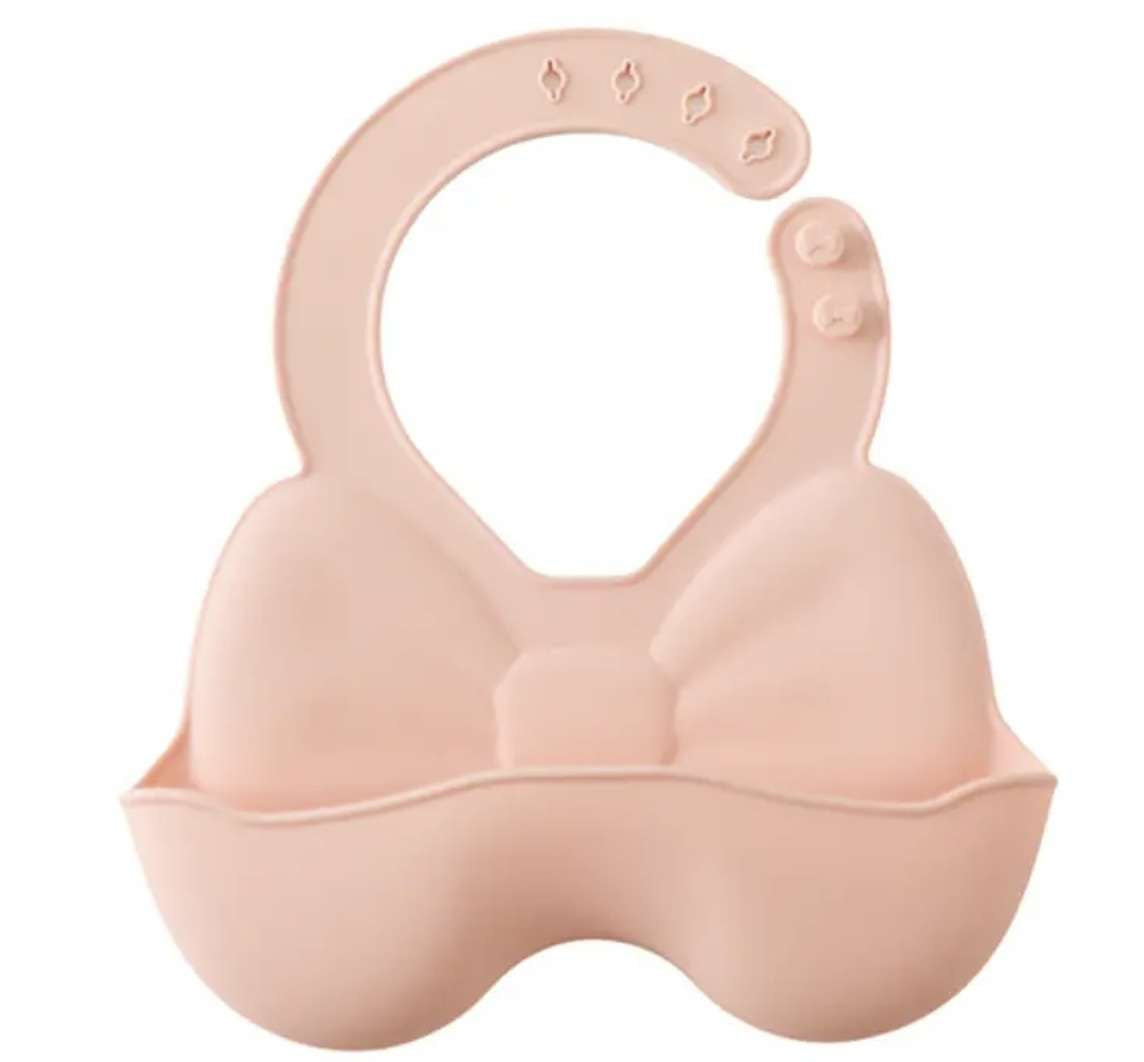 Bow Silicone Bib