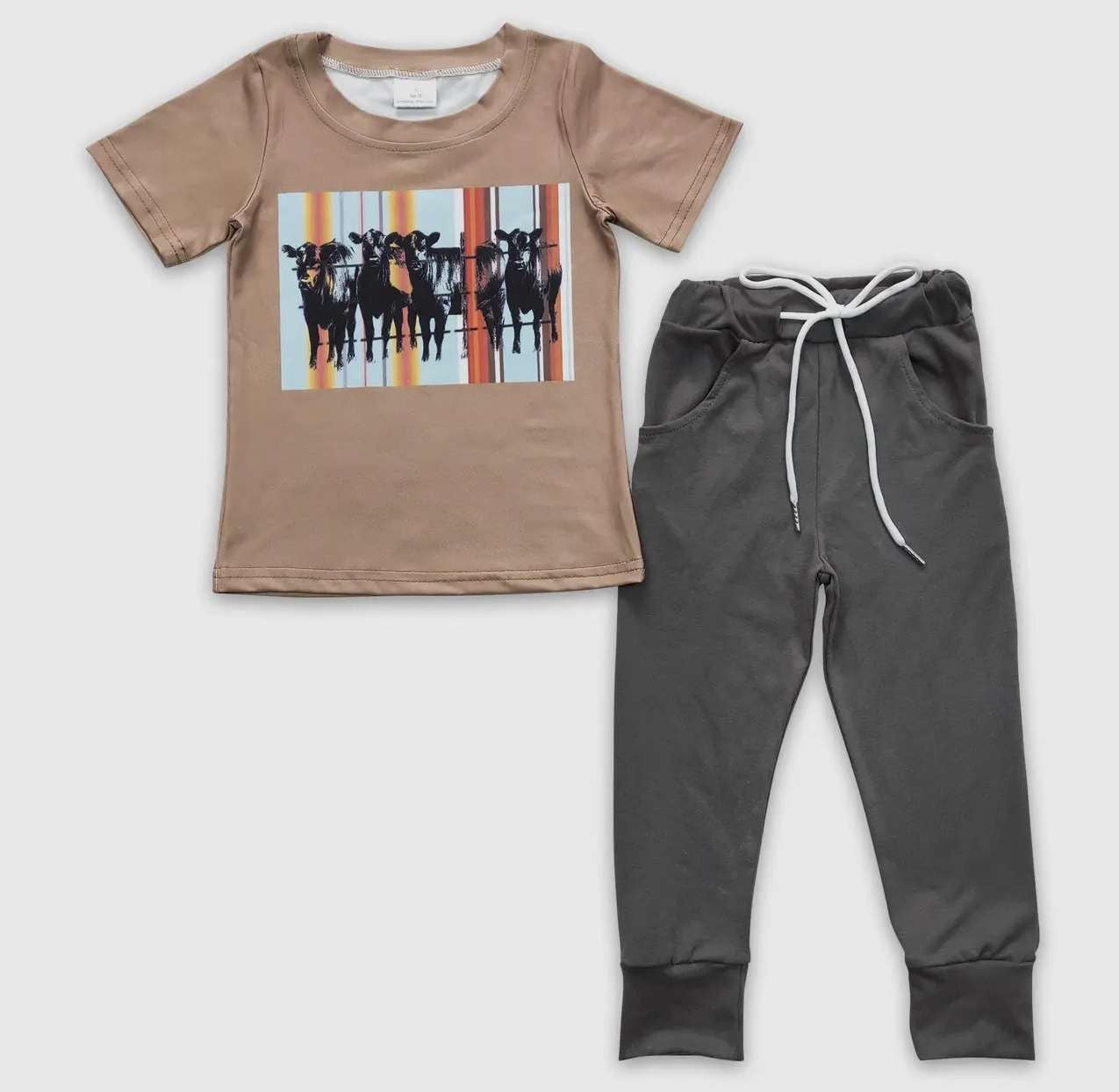 Western Boy Sweat Set