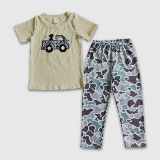 Boy Camo Tractor Set